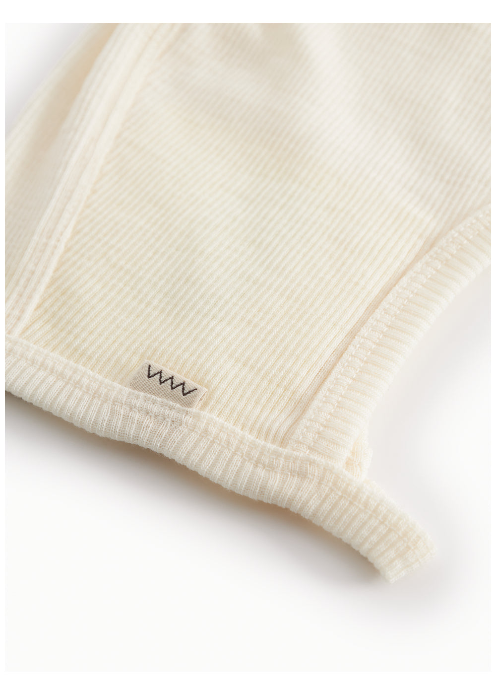 Hoody Wool Rib Natural