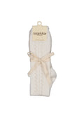 Knestrømper Pointelle Gentle White