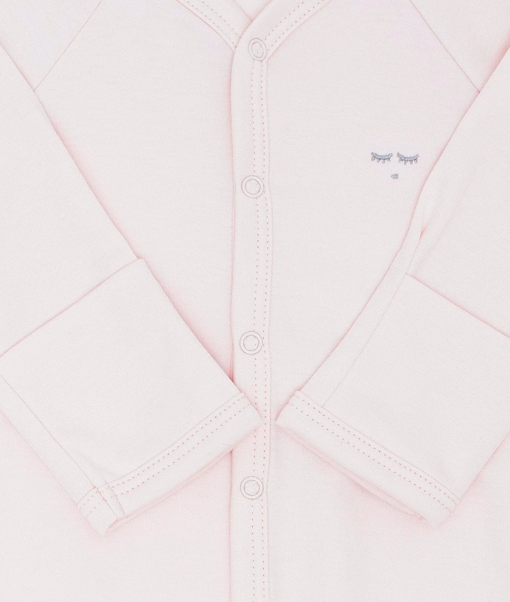 Bunny Simplicity Footie rosa