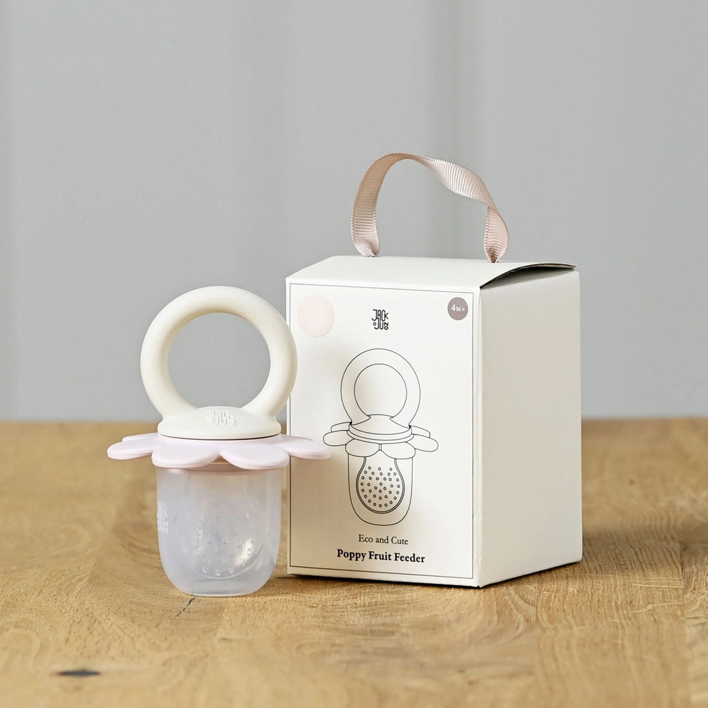 Poppy Fruit Feeder Cream & Light Pink
