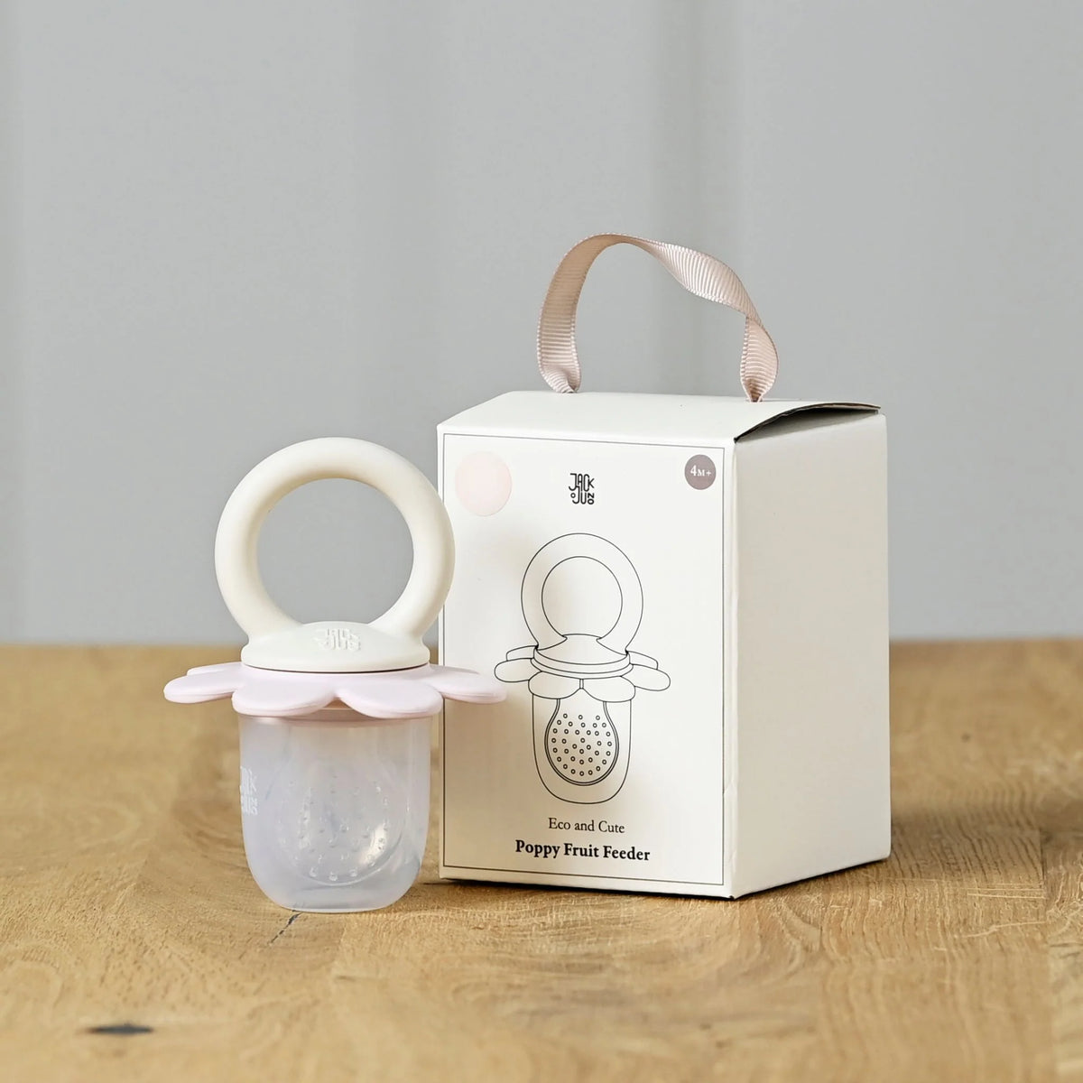 Poppy Fruit Feeder Cream & Light Pink