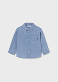 Baby denim skjorte