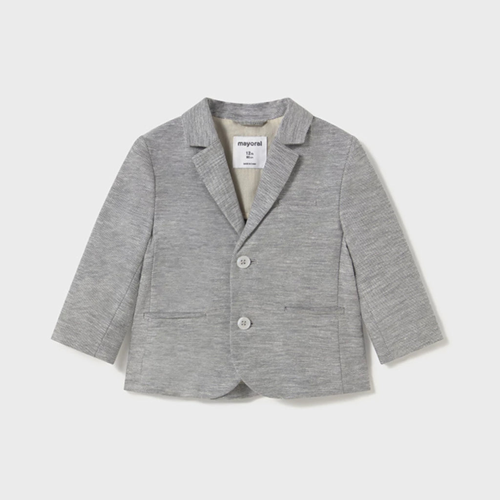 Blazer linblanding grå