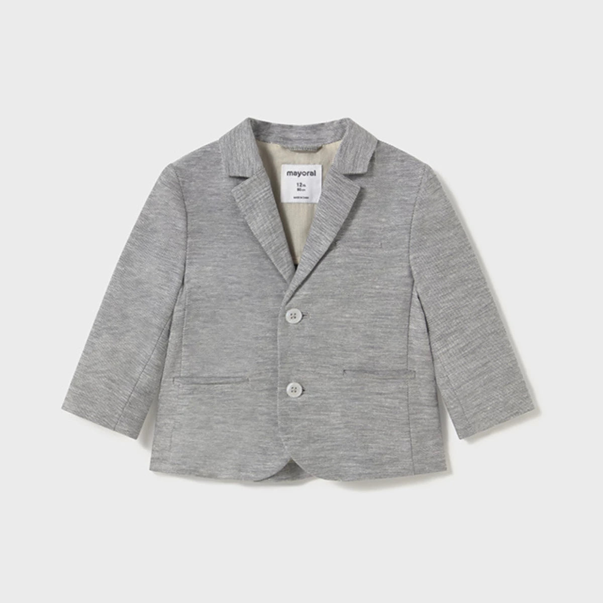 Blazer linblanding grå