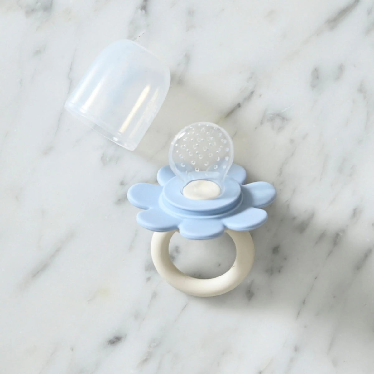Poppy Fruit Feeder Cream & Pale Blue