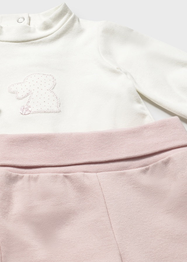 Tre-delt sett babyrosa