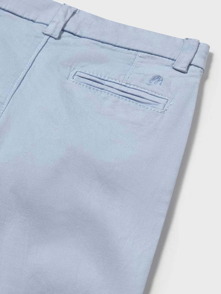 Twill basic bukse blå