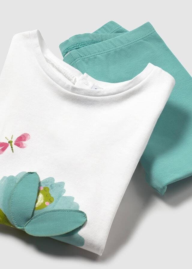 Sett i tre deler blomsterprint