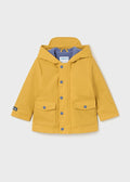 Regnjakke med ører gul