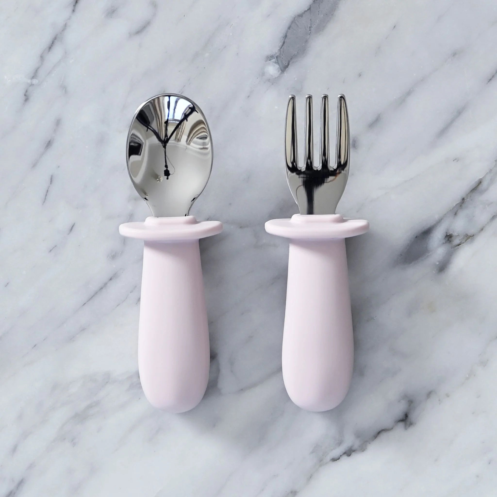 Baby Cutlery Set Light Pink