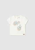 T-skjorte med sommerfuglprint