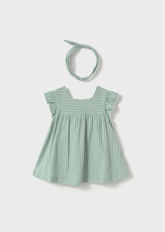 Kjole og hårbånd jade