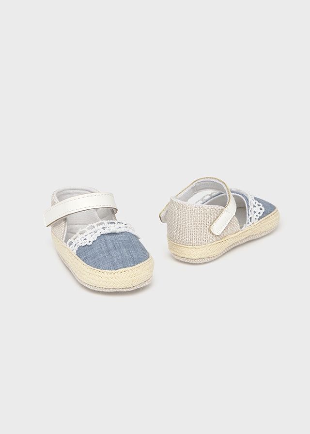 Espadrilles babysko denim