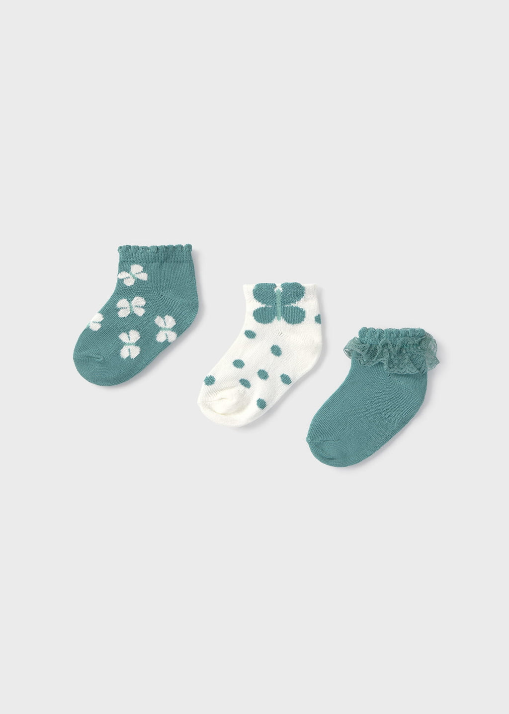 3-pk sokker emerald