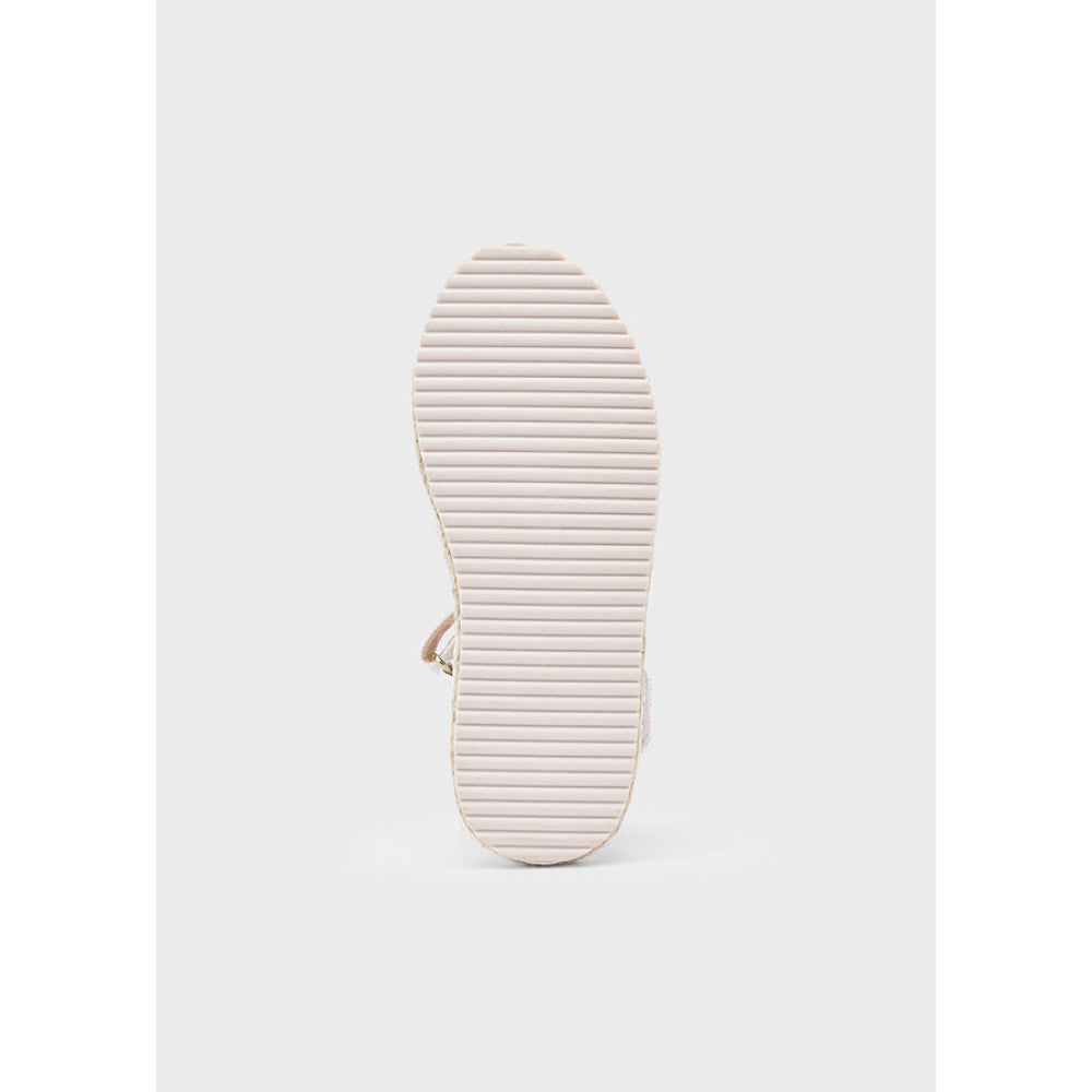 Espadrilles sandaler med blomster