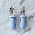 Baby Cutlery Set Pale Blue