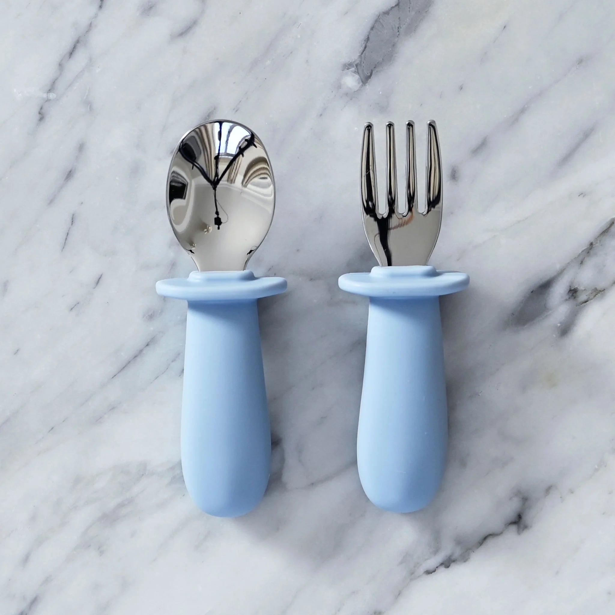 Baby Cutlery Set Pale Blue
