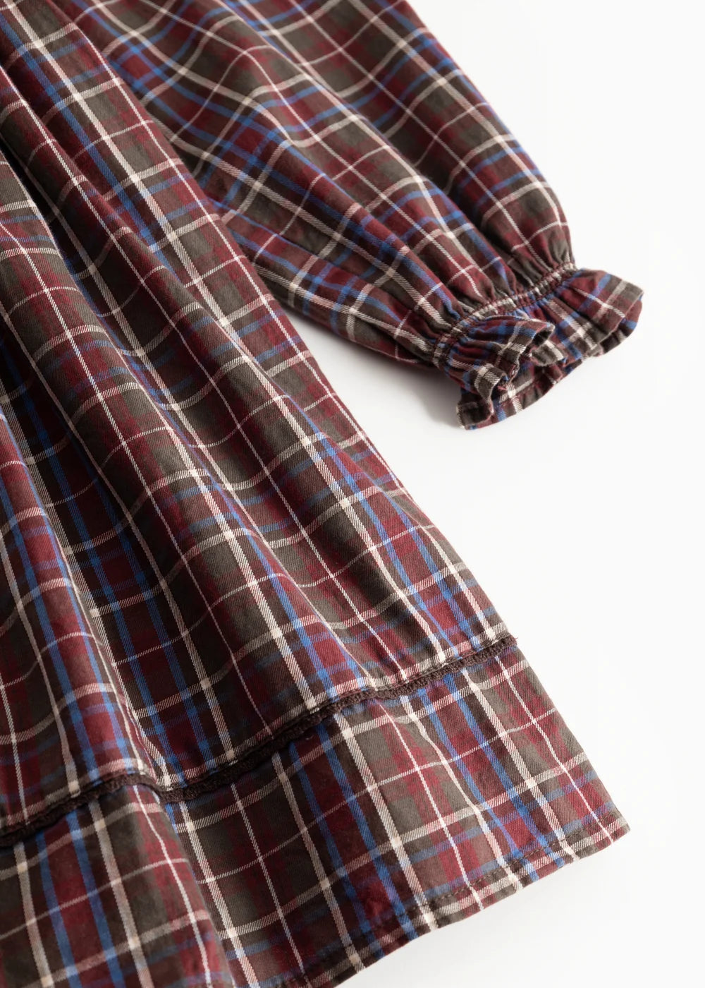 Darcel Dress Chocolate Check