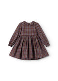 Darcel Dress Chocolate Check