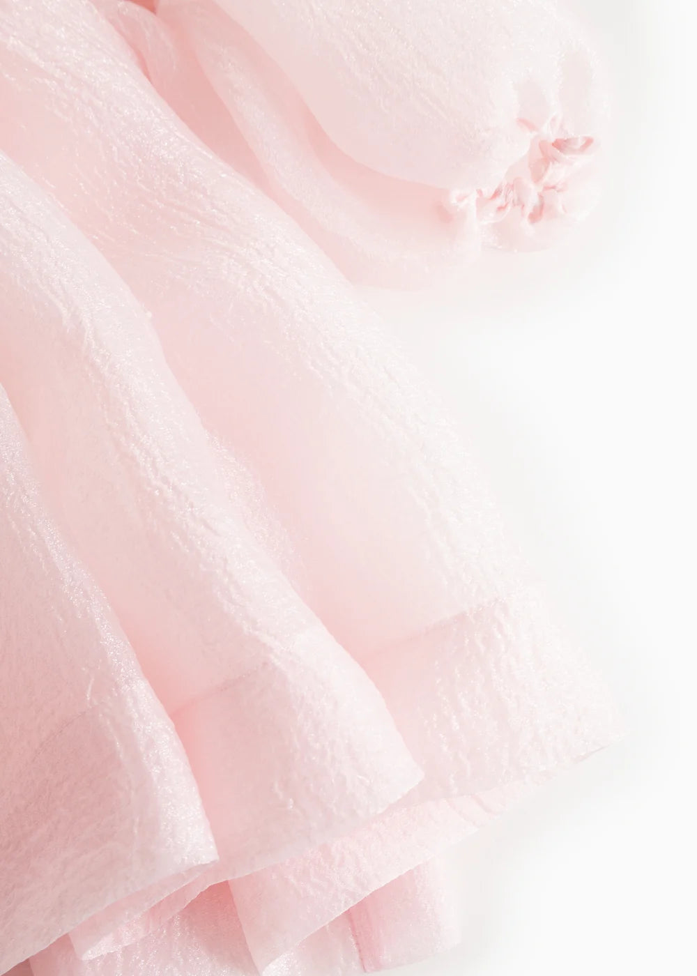 Daran Organza Dress Marshmallow Rose