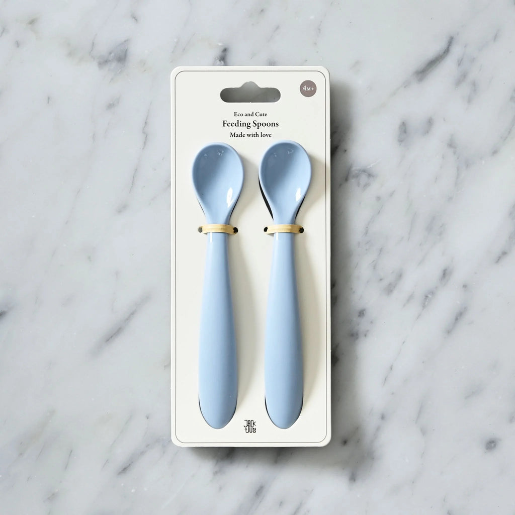 Feeding Spoons 2-pk Pale Blue