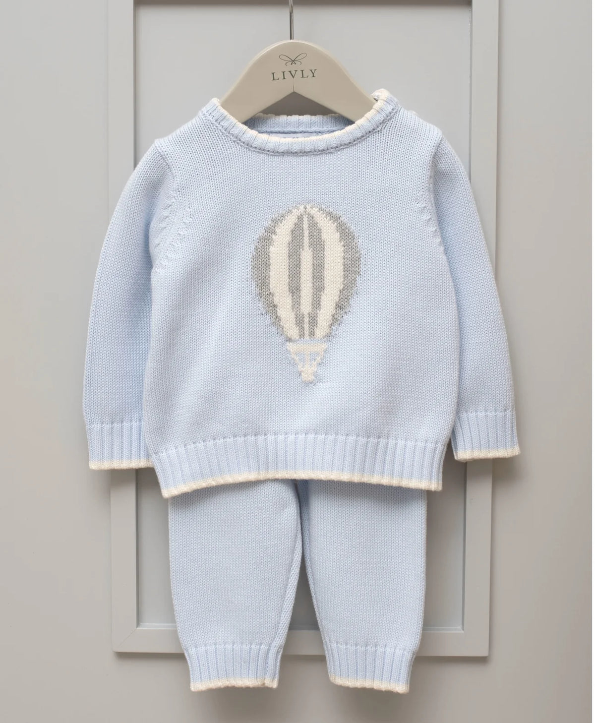 Air Balloon Sweater Baby Blue