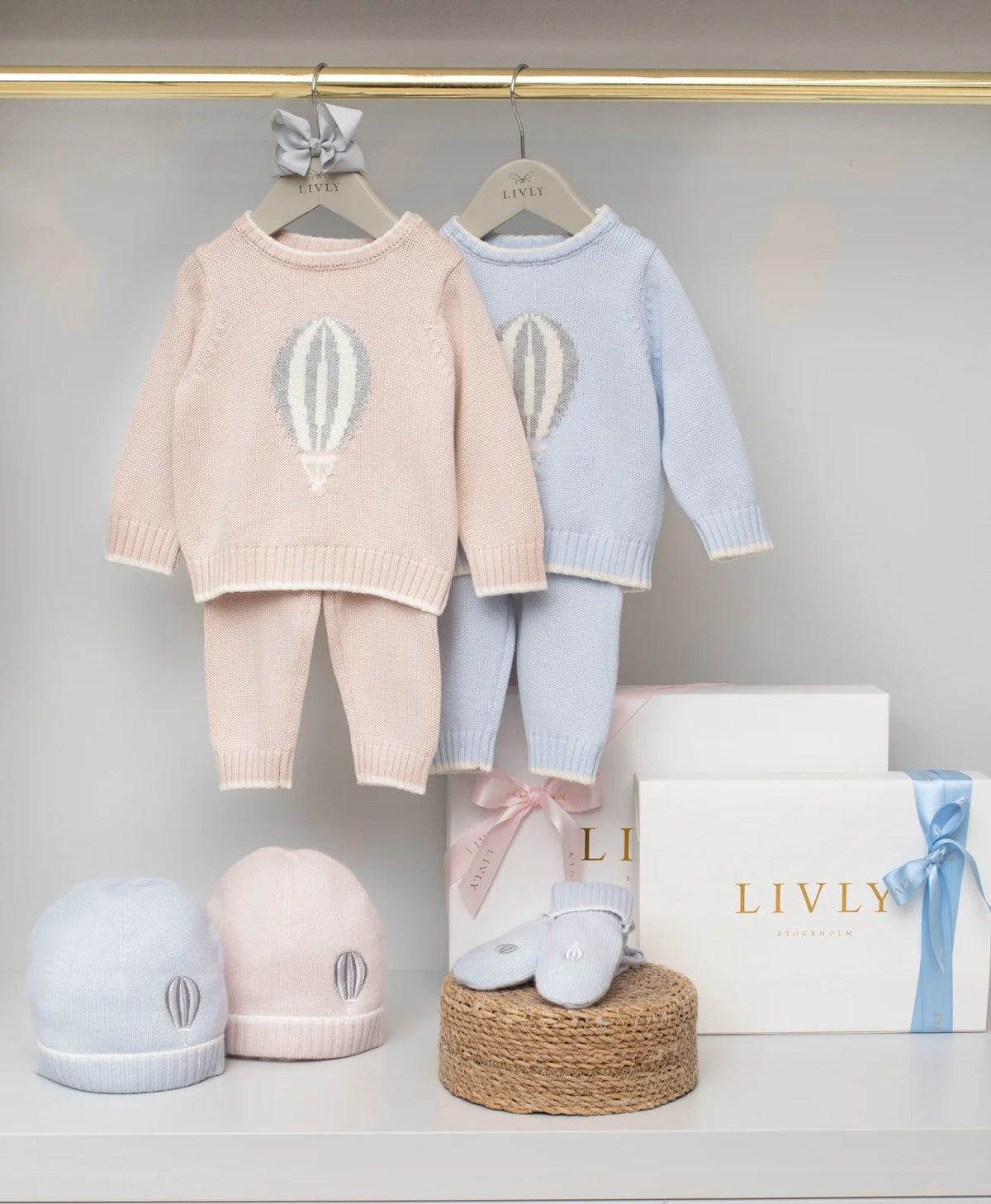 Air Balloon Sweater Baby Blue
