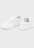 Glitter sneakers hvit