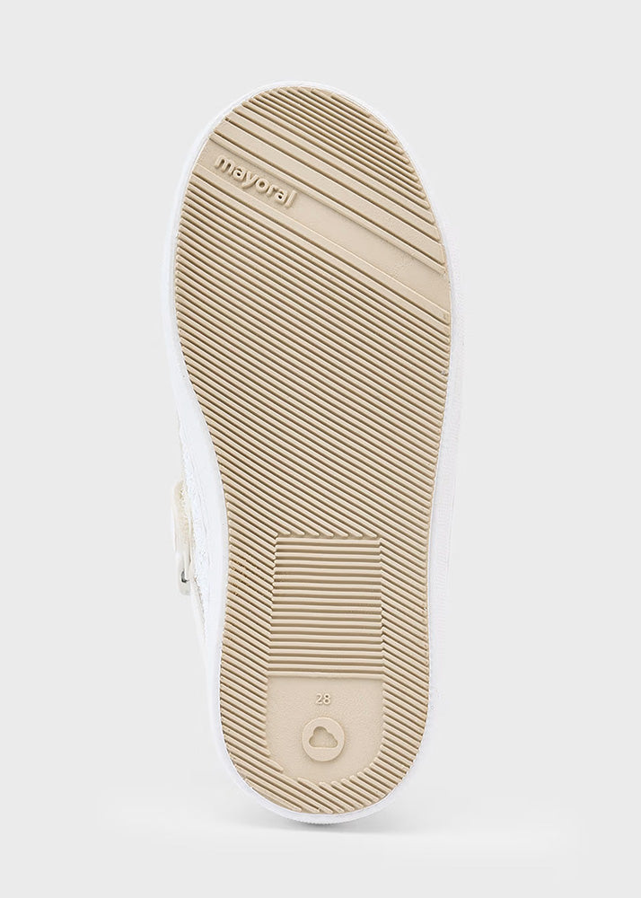 Glitter sneakers hvit