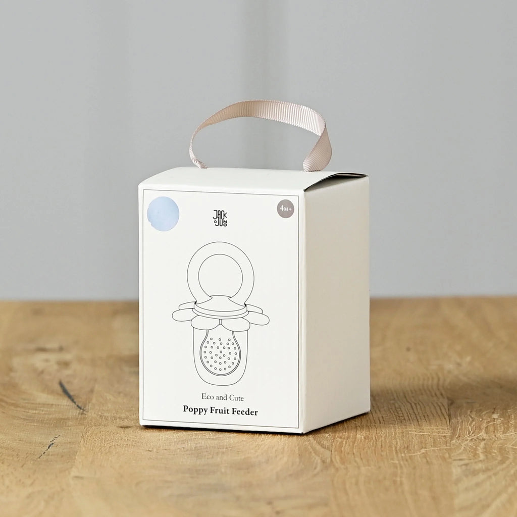 Poppy Fruit Feeder Cream & Pale Blue