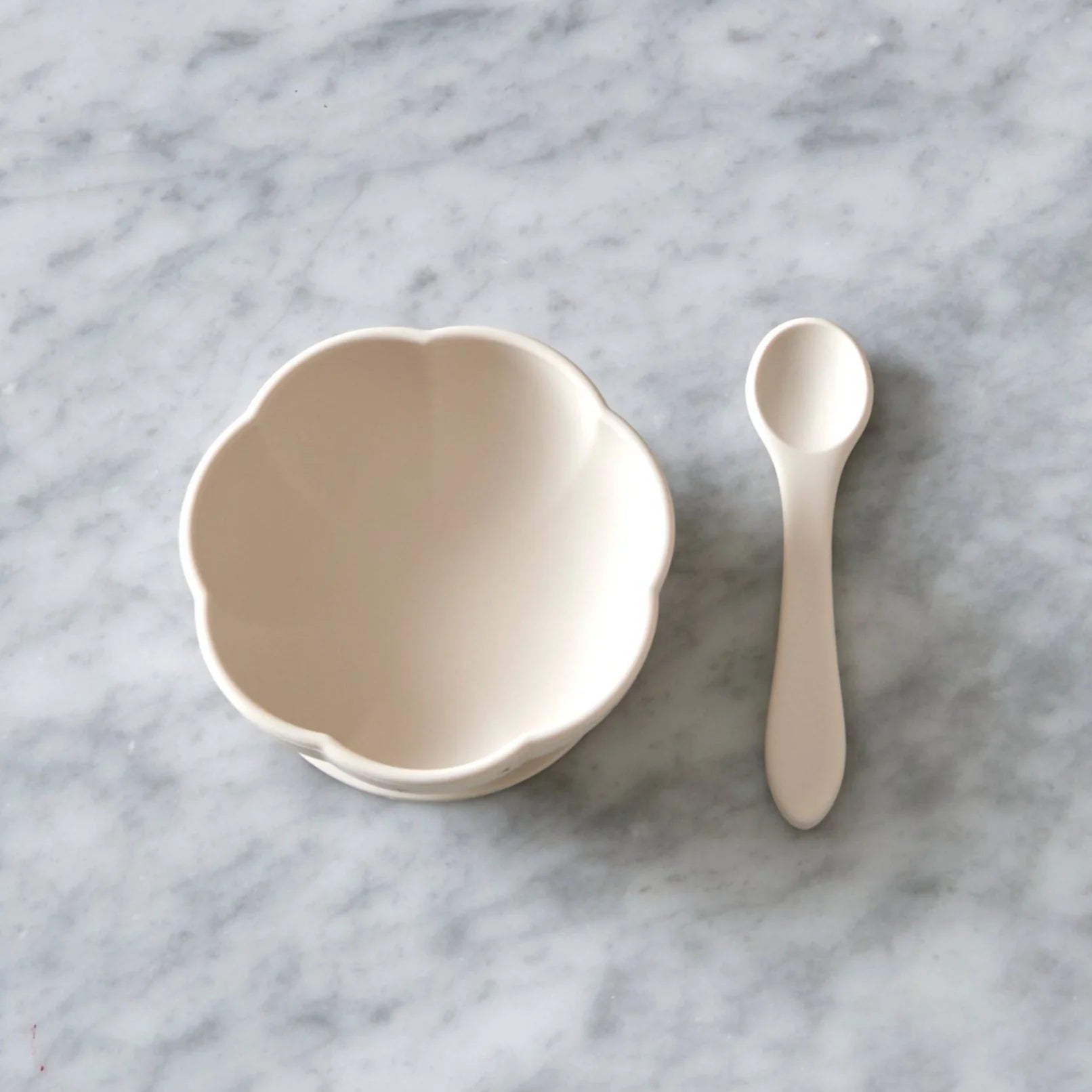 Bowl & Spoon Set Poppy In Bloom