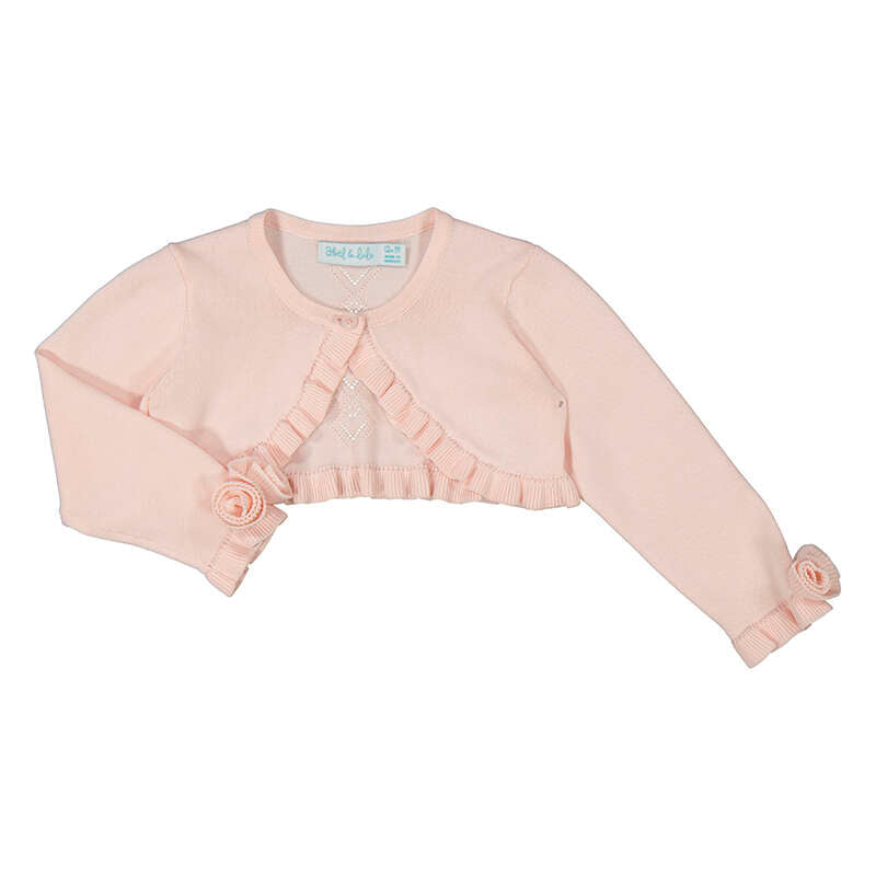 Bolero med blomsterdetalj