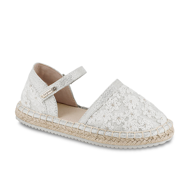 Espadrilles sandaler med blomster