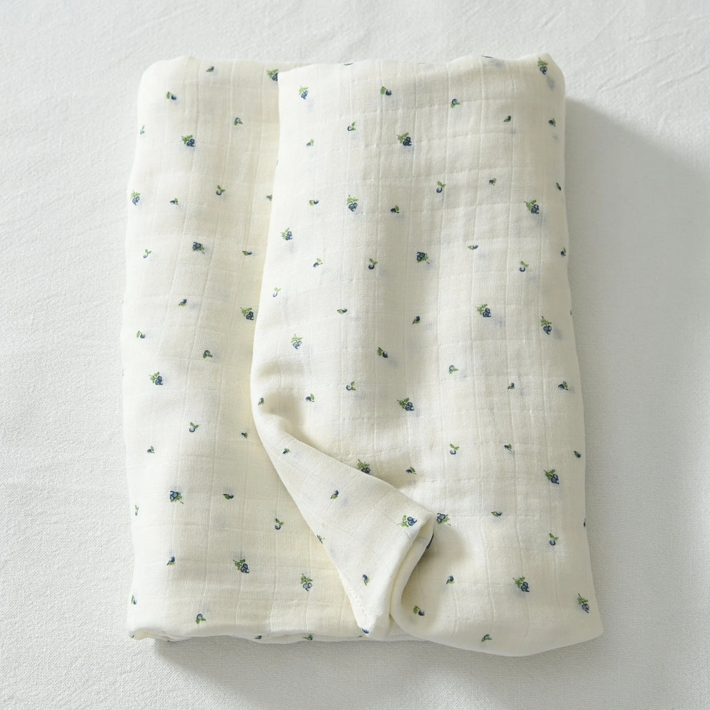 Muslin Blanket Berry Blue