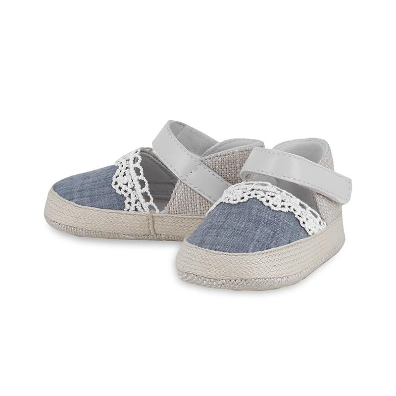 Espadrilles babysko denim