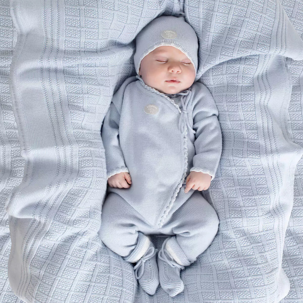 Hentesett Babyblå