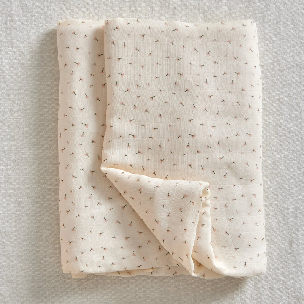 Poppy Muslin Blanket Poppy In Bloom