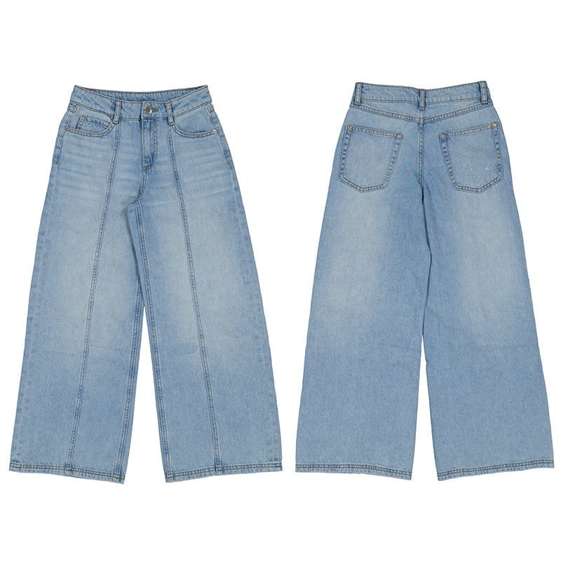 Denim bukser vide ben