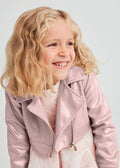 Bikerjakke rosa