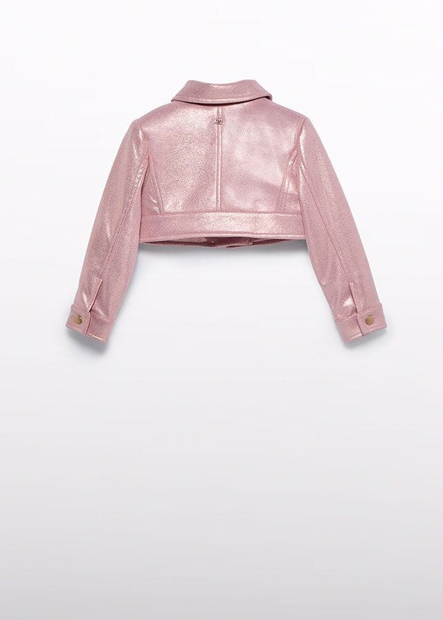 Bikerjakke rosa
