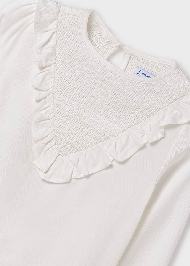 Hvit bluse