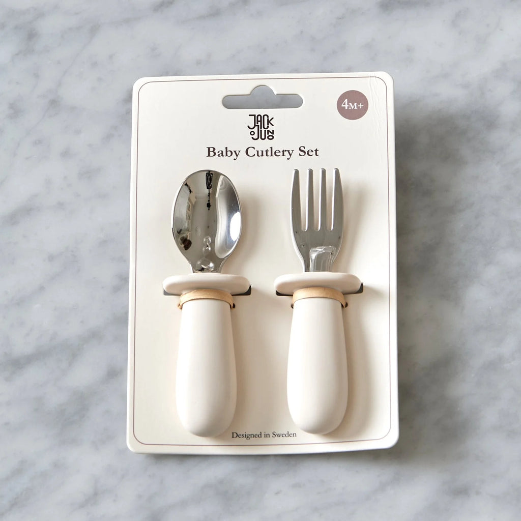 Baby Cutlery Set Cream