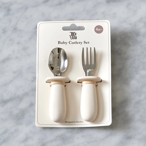 Baby Cutlery Set Cream