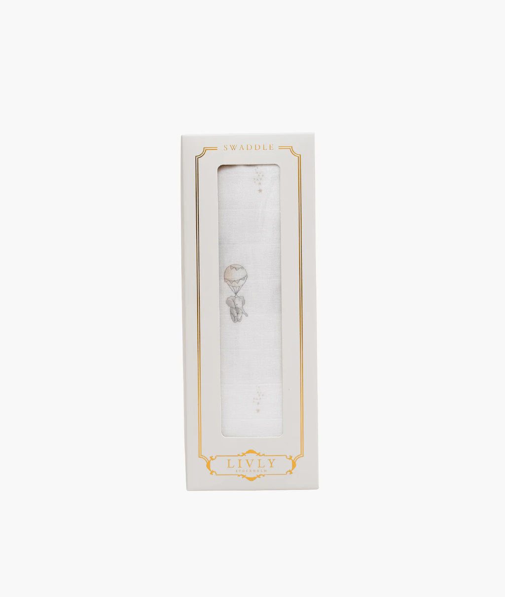 Flying Elephants Swaddle