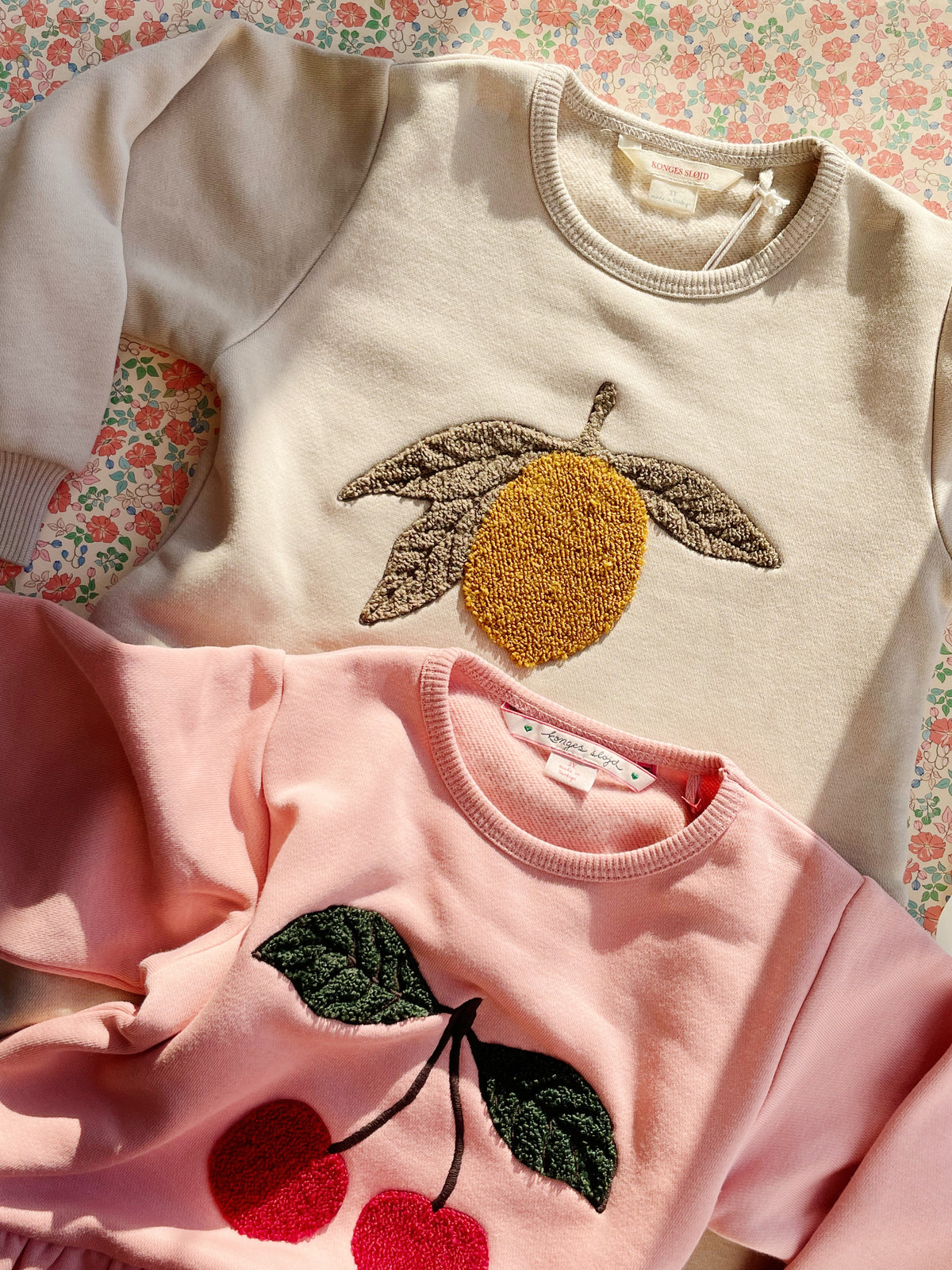 Lou Terry Sweat Shirt Mellom Rose