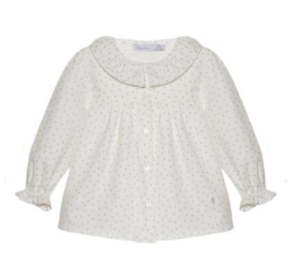 Bluse med krage