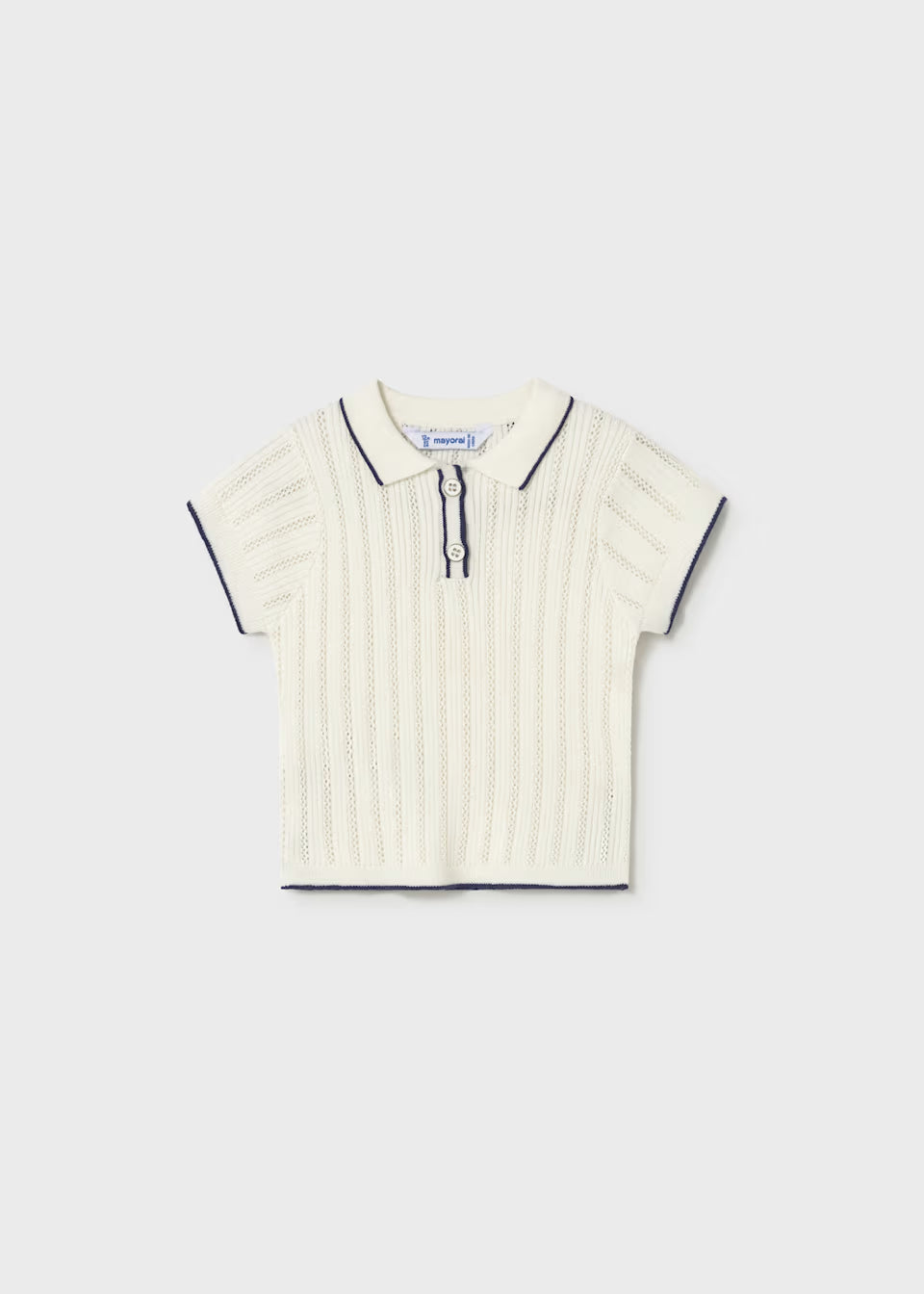 Knit polo shirt baby