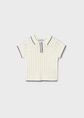 Knit polo shirt baby