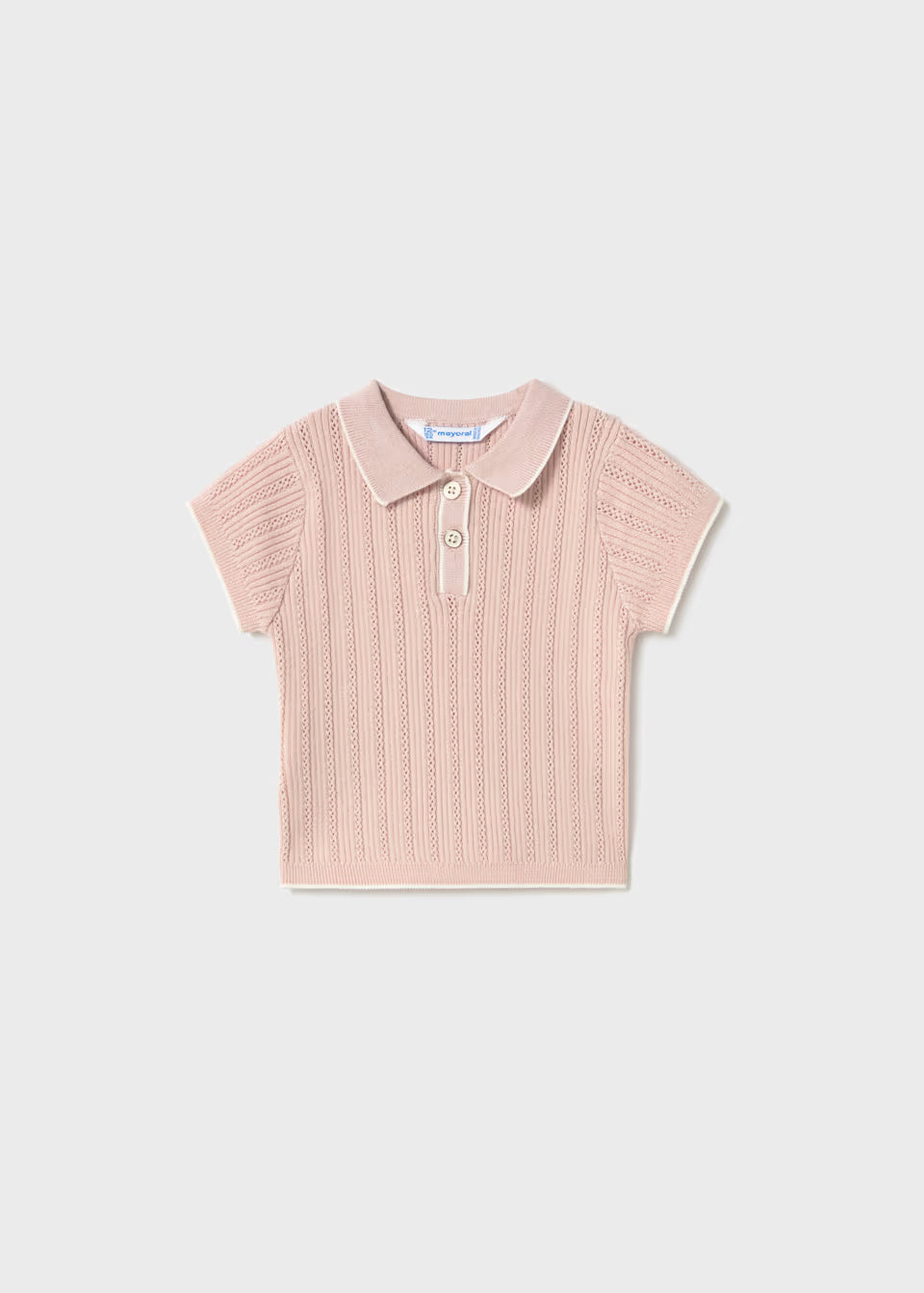 Knit polo shirt baby