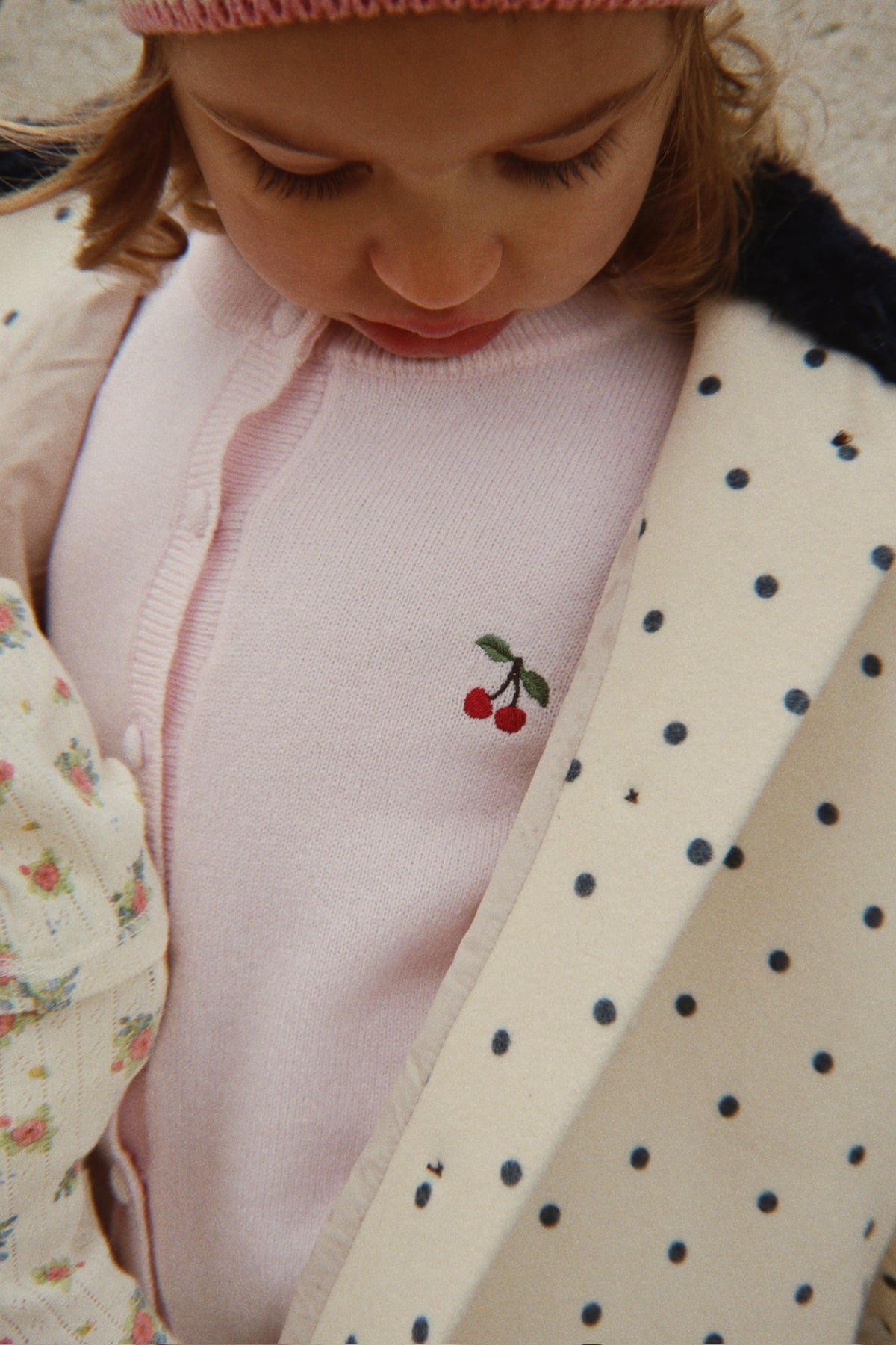 Cathy Cardigan Veiled Rose